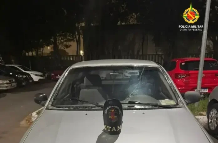 Imagem relacionada à matéria do Repórter Capital sobre o veículo recuperado pelo Gtam em Ceilândia.