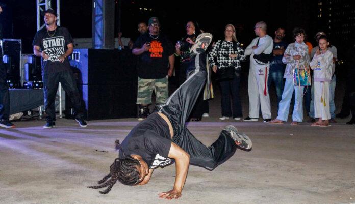 Imagem relacionada à matéria do Repórter Capital sobre a ação Hip-hop Comunidade realizada pela Seac-DF no Eixão Sul.