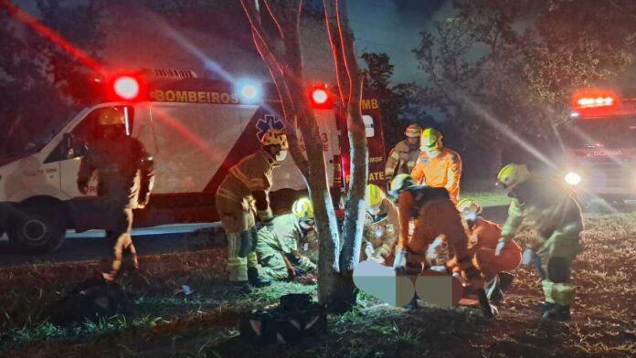 Imagem relacionada à matéria do Repórter Capital sobre o atropelamento na L4 Norte atendido pelo CBMDF.