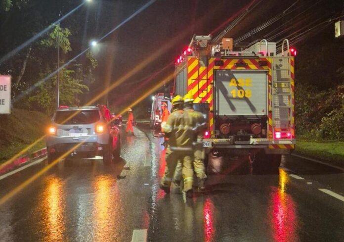 Imagem relacionada à matéria do Repórter Capital sobre o acidente envolvendo um ciclista morto na subida do Lago Sul.