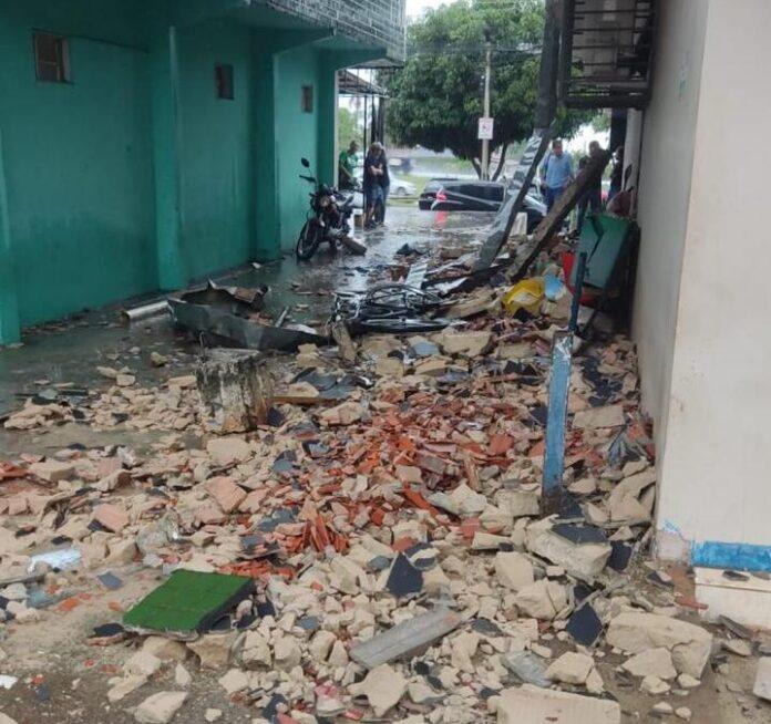 Imagem relacionada à matéria do Repórter Capital sobre o desabamento na padaria em Sobradinho atendido pelo Corpo de Bombeiros do DF.