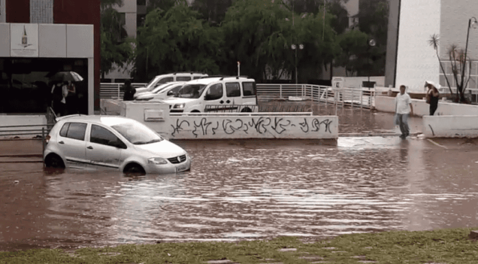 Imagem relacionada à previsão do tempo no Distrito Federal após as tempestades que marcaram o início de dezembro.