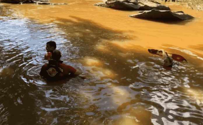 Imagem relacionada à matéria do Repórter Capital sobre afogamento no Rio das Almas, em Jaraguá, Goiás.