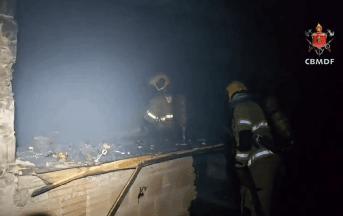 Imagem relacionada à matéria do Repórter Capital sobre incêndio em residência no Núcleo Rural Vargem da Benção, no Recanto das Emas.