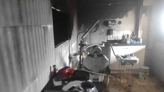 Imagem relacionada à matéria do Repórter Capital sobre o incêndio em uma clínica odontológica em Planaltina.