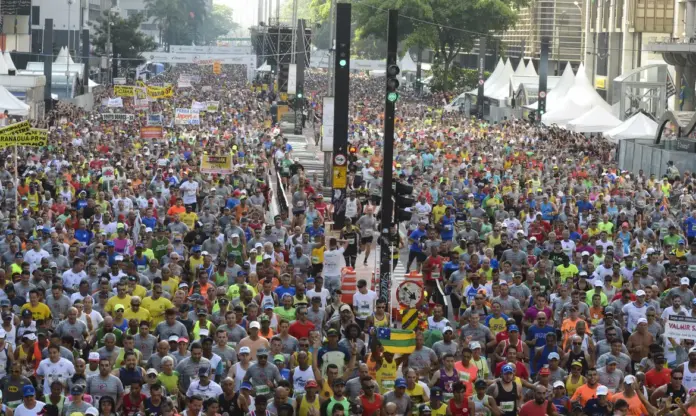 Imagem relacionada à matéria do Repórter Capital sobre a 100ª edição da Corrida de São Silvestre, em São Paulo.