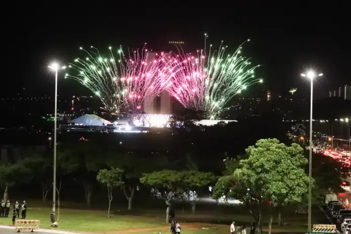 Imagem relacionada à matéria do Repórter Capital sobre o Celebra DF 2026, réveillon gratuito em dois grandes palcos de Brasília.