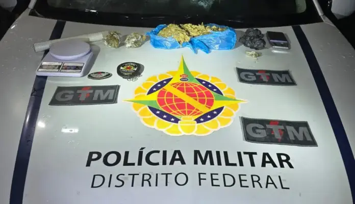 Imagem relacionada à matéria do Repórter Capital sobre apreensão de drogas e prisão por tráfico no Paranoá Park.