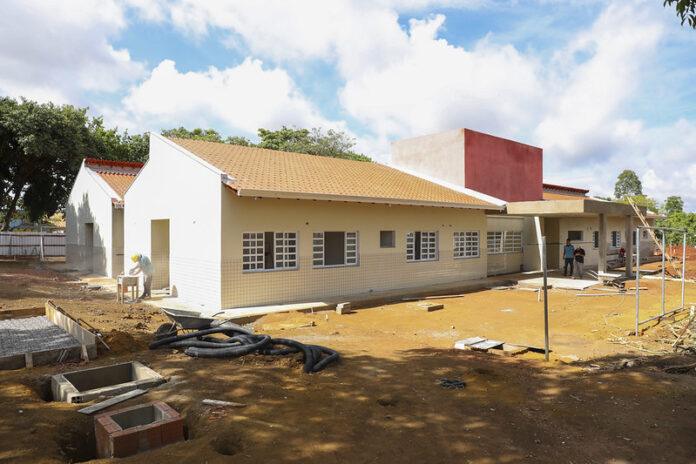 Imagem relacionada ao novo Caps 24h no Gama em fase final de construção