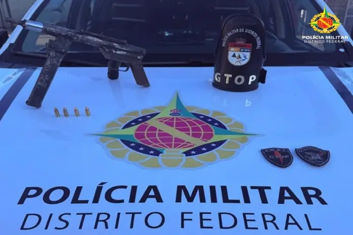 Imagem relacionada à matéria do Repórter Capital sobre perseguição com troca de tiros no Lago Norte