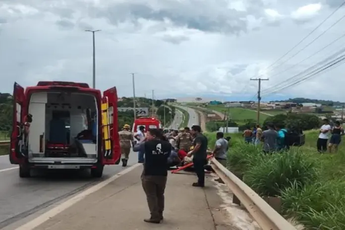 Imagem relacionada à matéria do Repórter Capital sobre acidente com morte na GO-060 entre Goiânia e Trindade