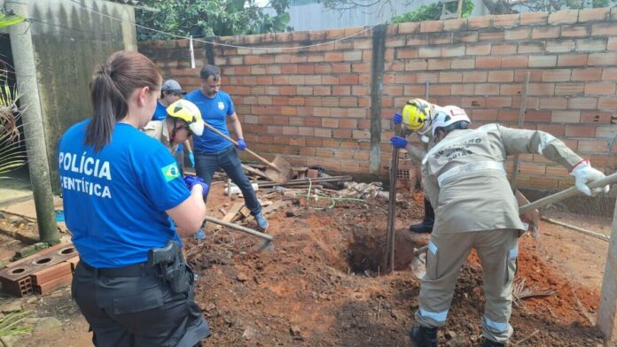 Imagem relacionada à matéria do Repórter Capital sobre corpo encontrado enterrado em quintal de residência em Caldas Novas GO