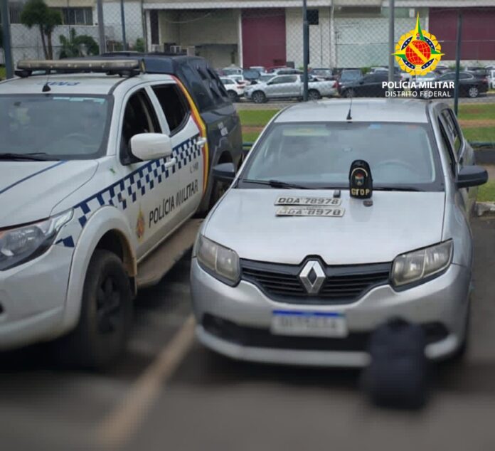 Imagem relacionada à ação da PMDF que resultou na prisão de dois homens por furtos na Asa Norte, em Brasília.