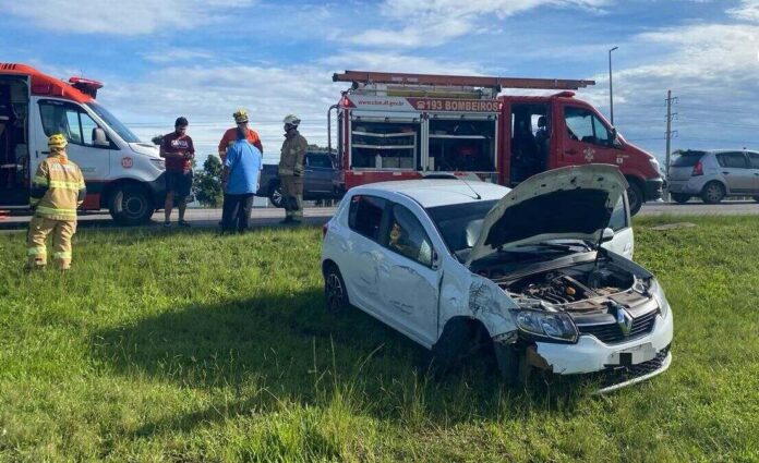 Imagem relacionada à matéria do Repórter Capital sobre acidente com três veículos atendido pelo CBMDF na BR-070 em Ceilândia DF.