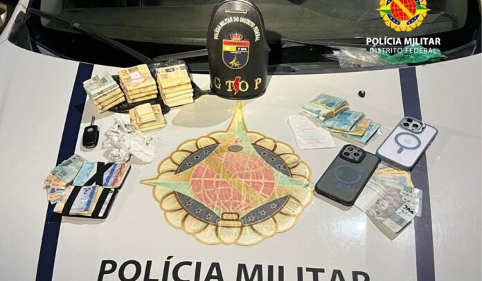 Imagem relacionada à matéria do Repórter Capital sobre apreensão de dinheiro pela PMDF na W3 Norte