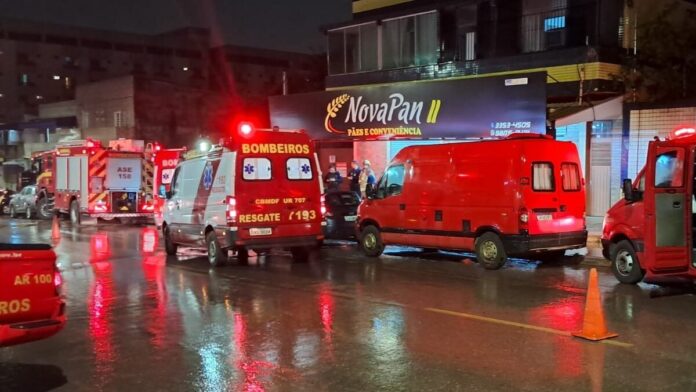 Imagem relacionada à matéria do Repórter Capital sobre queda de elevador com oito pessoas na Samambaia, atendida pelo Corpo de Bombeiros do DF.