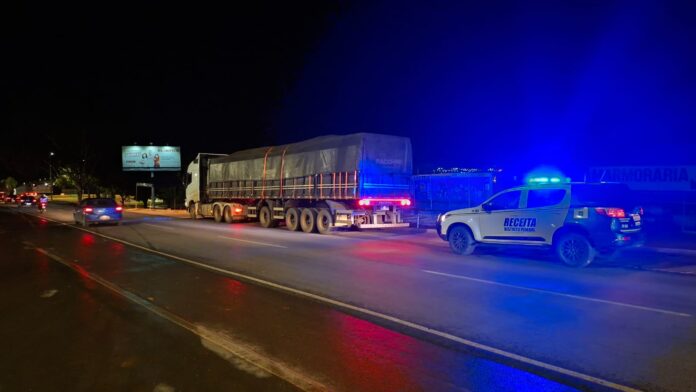 Imagem relacionada à fiscalização da Receita do Distrito Federal com apreensão de mercadorias irregulares.