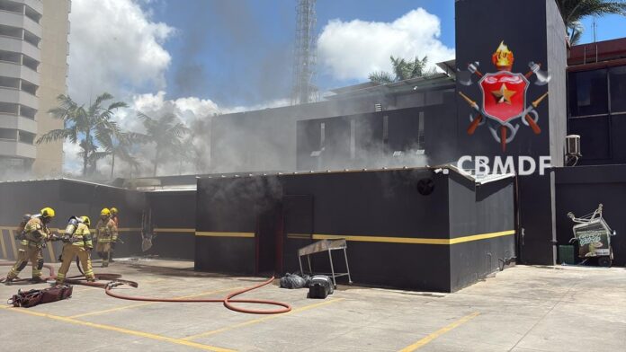 Imagem relacionada à matéria do Repórter Capital sobre o princípio de incêndio na Churrascaria Rio Brasa, no Setor Hoteleiro Sul.