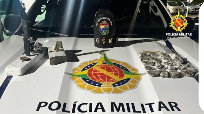 Imagem relacionada à matéria do Repórter Capital sobre prisão por tráfico de drogas em Brazlândia.