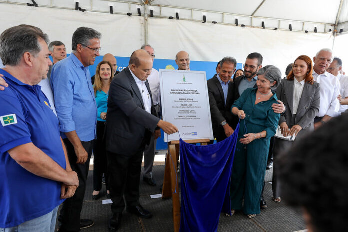 Ibaneis inaugura Praça Paulo Pestana no Lago Norte com áreas verdes e estrutura urbana em Brasília