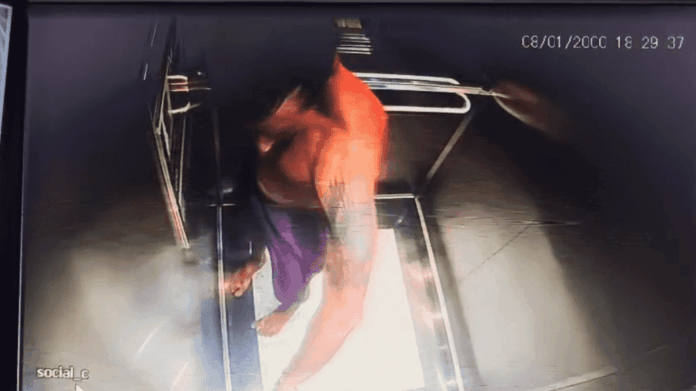 Imagem da ocorrência de tentativa de invasão na Asa Norte