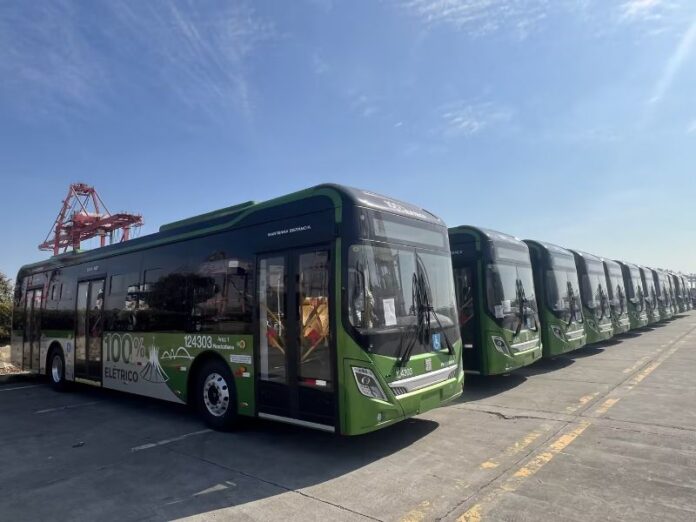 Novos ônibus elétricos que vão reforçar o transporte público do Distrito Federal