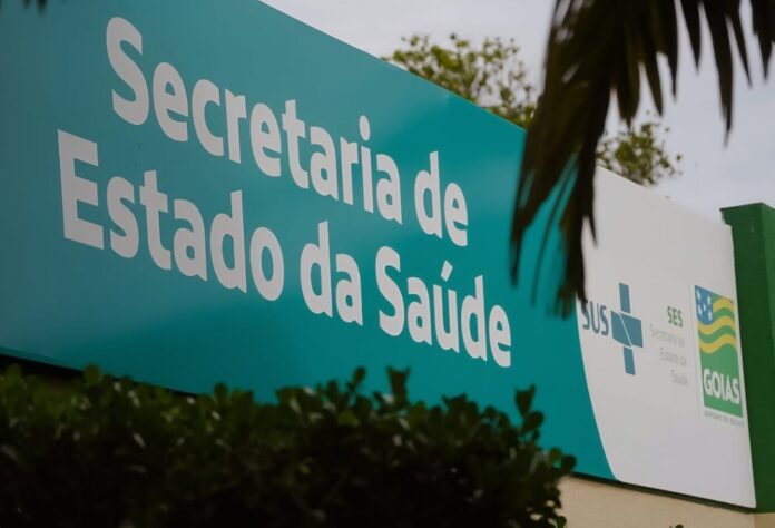 Fachada da Secretaria de Estado da Saúde de Goiás relacionada ao concurso público