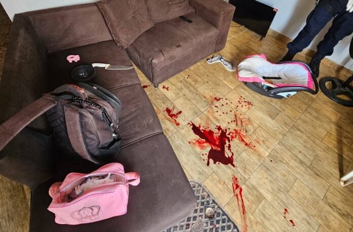 Polícia Militar do DF durante ocorrência de tentativa de feminicídio em São Sebastião