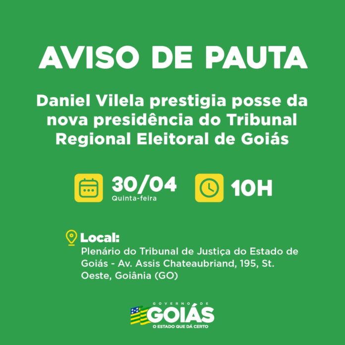 Agenda do governador para quinta-feira