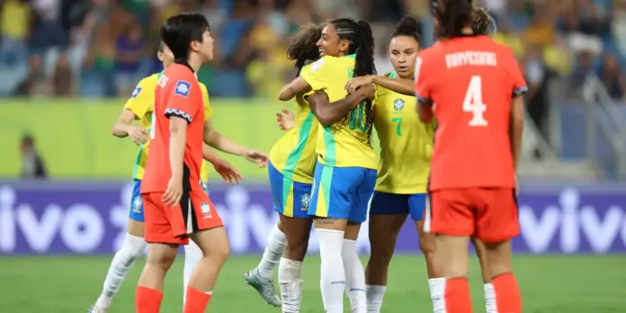 Brasil vence Coreia do Sul por 5 a 1 na estreia do Fifa Series feminino
