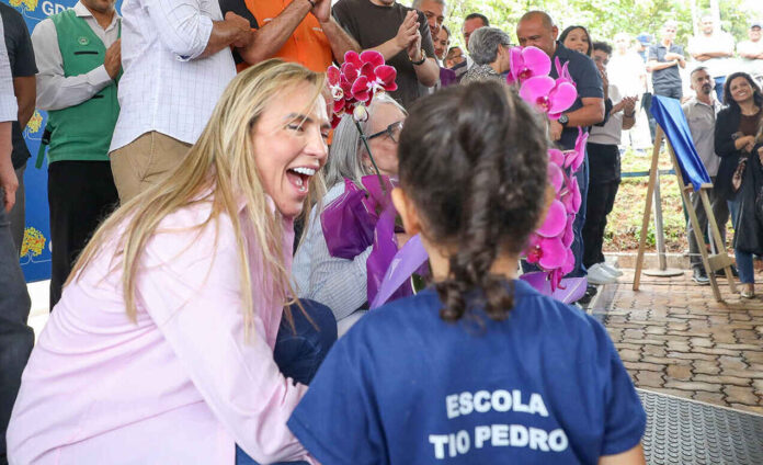 Imagem da creche Cepi Uruçu inaugurada no Riacho Fundo com estrutura moderna para educação infantil