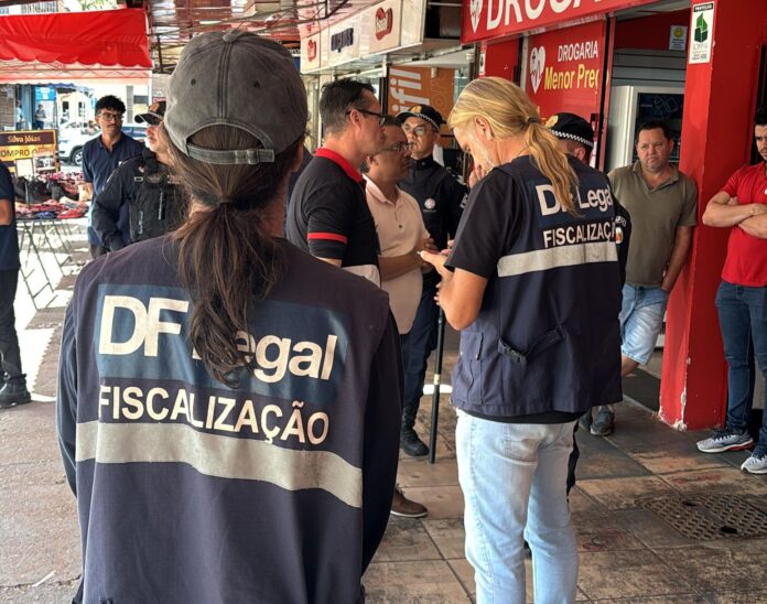 Ação conjunta promove ordenamento e segurança na região central de Ceilândia