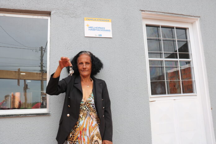 Família do Sol Nascente é beneficiada com o programa Melhorias Habitacionais