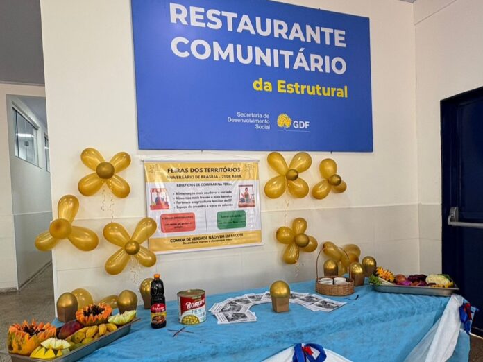 Restaurantes comunitários oferecem mais de 43 mil refeições em celebração ao aniversário de Brasília