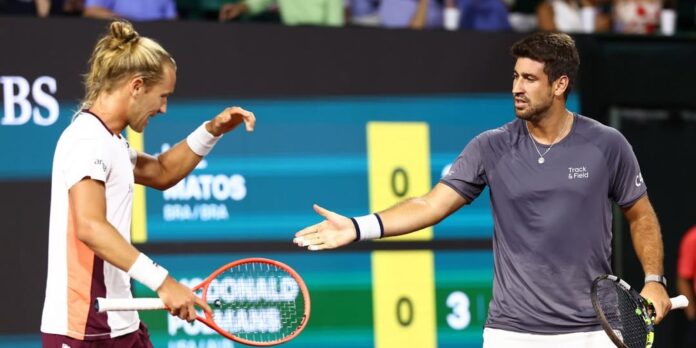 Rafael Matos e Orlando Luz se classificam para as quartas de final de duplas no ATP de Munique