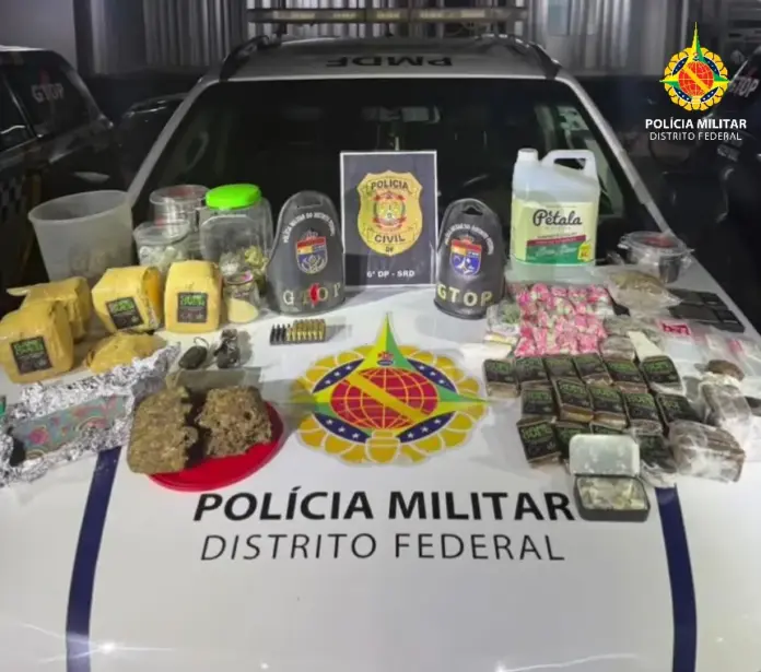 PMDF Prende Cinco Acusados de Tráfico de Drogas e Apreende Grande Quantidade de Entorpecentes em Samambaia
