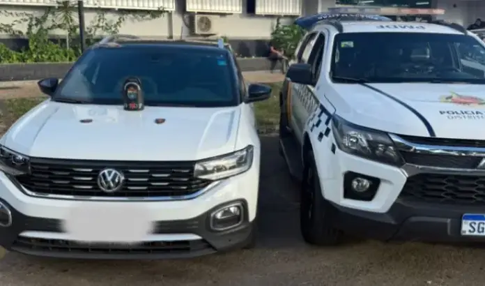 PMDF Prende Dois Autores e Recupera Veículo Roubado entre Samambaia e Recanto das Emas