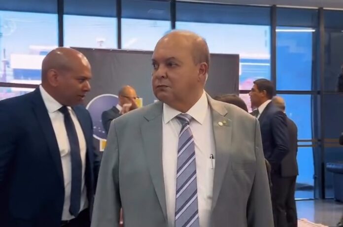 Ex-governador Ibaneis Rocha no TRE-DF