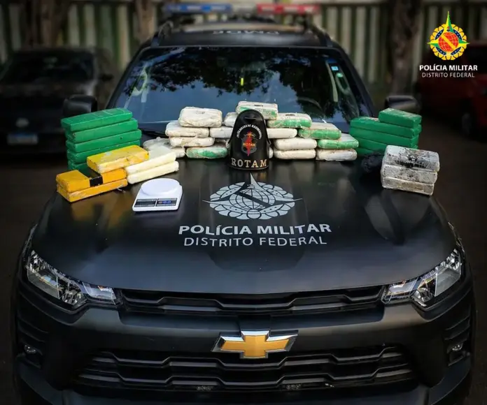 ROTAM prende quatro pessoas por tráfico de drogas e apreende grande quantidade de entorpecentes em Ceilândia