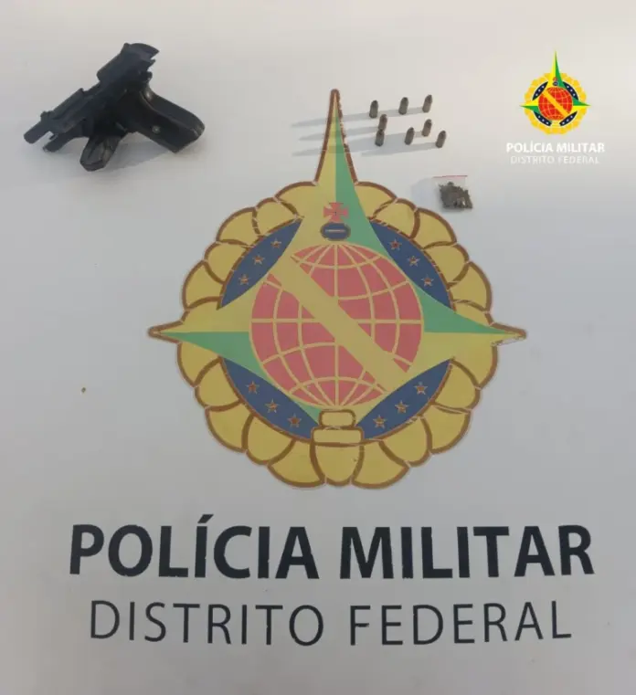 PMDF Apreende Arma de Fogo e Prende Homem por Ameaça em Santa Maria
