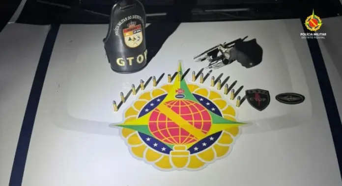 Dupla é Detida com Revólver Após Disparos em Distribuidora no DF