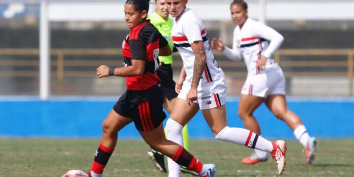 Flamengo derrota São Paulo no jogo de ida da final do Brasileiro Feminino sub-20