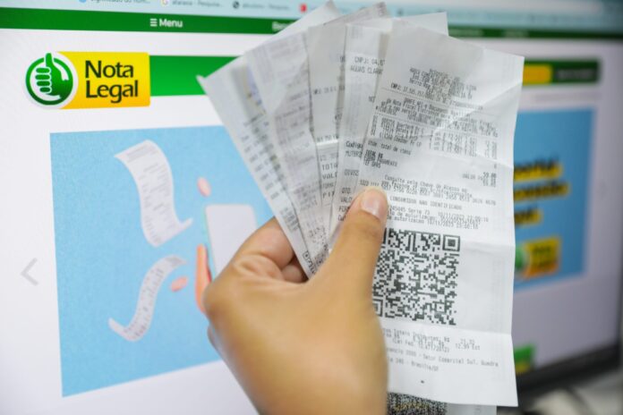 Sorteio do Nota Legal com prêmios de até R$ 1 milhão será realizado em 20 de maio