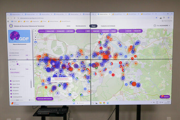 DF 360 completa três meses com mais de 2,4 mil câmeras em operação para as forças de segurança