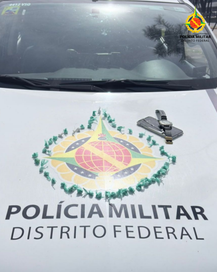 PMDF prende traficante em Ceilândia com 49 porções de cocaína pela segunda vez