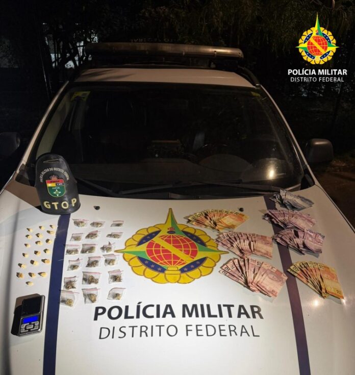 PMDF Apreende Adolescente Reincidente no Tráfico de Drogas e Mais de R$ 800 na Feira da Torre de Tv
