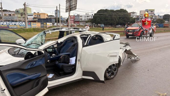 Imagem acidente BYD