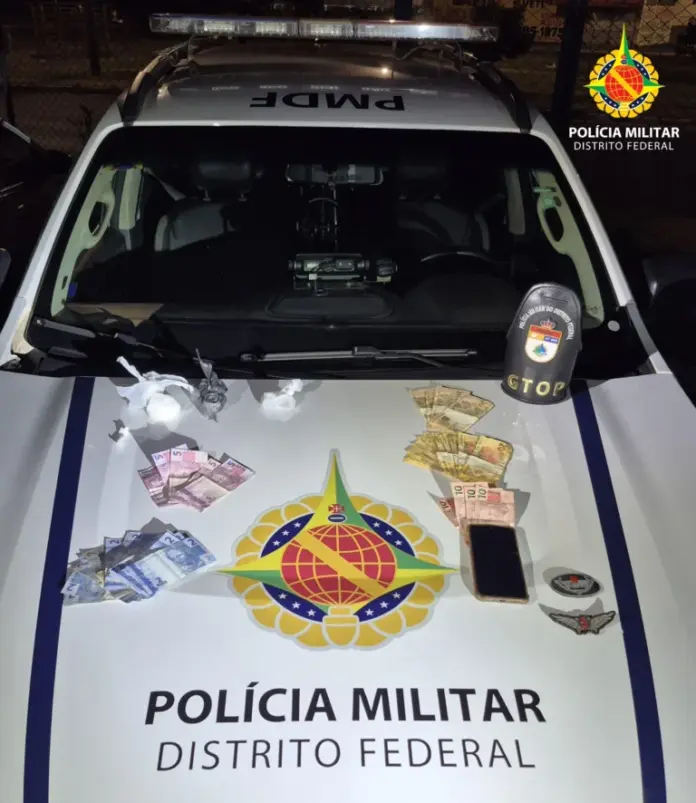 PMDF Prende Homem por Tráfico de Drogas em Distribuidora no Recanto das Emas