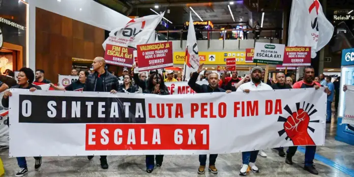 Conflito entre trabalhadores e empresários marca o encerramento da jornada 6x1