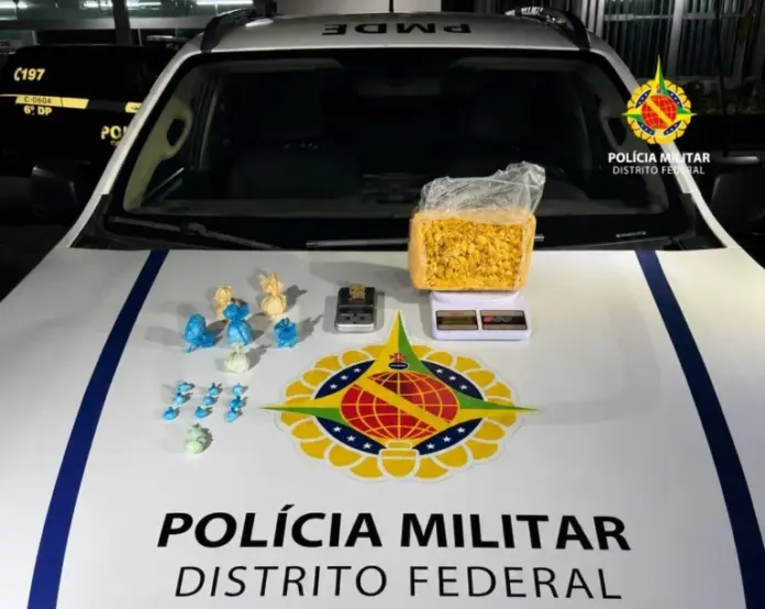 PMDF Apreende Arma de Fogo de Uso Restrito e Prende Dois Indivíduos por Tráfico de Drogas no Itapoã e Paranoá